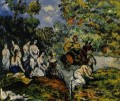 Legendary Scene Paul Cezanne Impressionistic nude